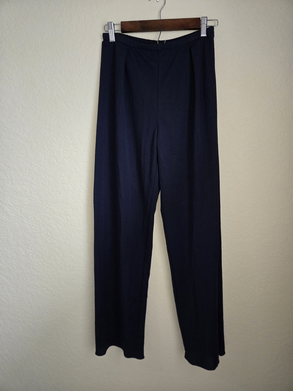OGL Navy Wide-Leg High-Rise Pants - Picture 2 of 11